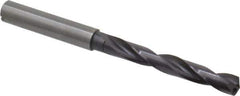 Guhring - Letter H 140° Solid Carbide Jobber Drill - FIREX Finish, Right Hand Cut, Spiral Flute, Straight Shank, 91mm OAL, SU Point - USA Tool & Supply