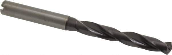 Guhring - 0.2953" 140° Solid Carbide Jobber Drill - FIREX Finish, Right Hand Cut, Spiral Flute, Straight Shank, 91mm OAL, SU Point - USA Tool & Supply