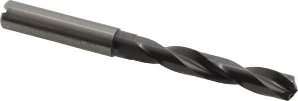 Guhring - 0.3504" 140° Solid Carbide Jobber Drill - FIREX Finish, Right Hand Cut, Spiral Flute, Straight Shank, 103mm OAL, SU Point - USA Tool & Supply