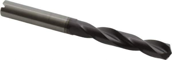 Guhring - 25/64" 140° Solid Carbide Jobber Drill - FIREX Finish, Right Hand Cut, Spiral Flute, Straight Shank, 103mm OAL, SU Point - USA Tool & Supply