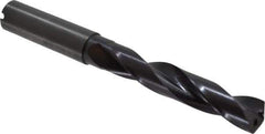 Guhring - 1/2" 140° Solid Carbide Jobber Drill - FIREX Finish, Right Hand Cut, Spiral Flute, Straight Shank, 124mm OAL, SU Point - USA Tool & Supply
