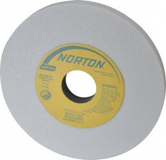 Norton - 6" Diam x 1-1/4" Hole x 1/2" Thick, K Hardness, 60 Grit Surface Grinding Wheel - Aluminum Oxide, Type 1, Medium Grade, 4,140 Max RPM, Vitrified Bond, No Recess - USA Tool & Supply