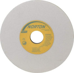 Norton - 7" Diam x 1-1/4" Hole x 3/8" Thick, K Hardness, 60 Grit Surface Grinding Wheel - Aluminum Oxide, Type 1, Medium Grade, 3,600 Max RPM, Vitrified Bond, No Recess - USA Tool & Supply