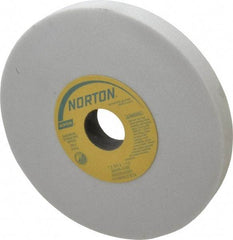 Norton - 7" Diam x 1-1/4" Hole x 3/4" Thick, I Hardness, 60 Grit Surface Grinding Wheel - Aluminum Oxide, Type 1, Medium Grade, 3,600 Max RPM, Vitrified Bond, No Recess - USA Tool & Supply