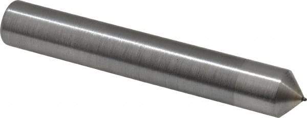 SPI - 0.015" Full Ball Radius Single Point Diamond Dresser - 2-1/2" Long x 3/8" Shank Diam - USA Tool & Supply