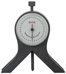 SPI - 9 Inch Long Blade, 360° Max Measurement, 1° Dial Graduation, Protractor - Accuracy Up to 3 Min - USA Tool & Supply