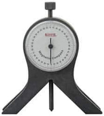 SPI - 360° Measuring Range, Magnetic Base Dial Protractor - Accuracy Up to 3 per min - USA Tool & Supply