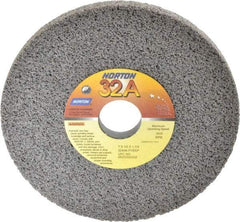 Norton - 7" Diam x 1-1/4" Hole x 1/2" Thick, F Hardness, 46 Grit Surface Grinding Wheel - Aluminum Oxide, Type 1, Coarse Grade, 3,600 Max RPM, Vitrified Bond, No Recess - USA Tool & Supply