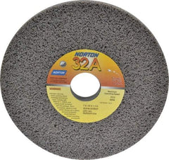 Norton - 7" Diam x 1-1/4" Hole x 1/2" Thick, G Hardness, 46 Grit Surface Grinding Wheel - Aluminum Oxide, Type 1, Coarse Grade, 3,600 Max RPM, Vitrified Bond, No Recess - USA Tool & Supply