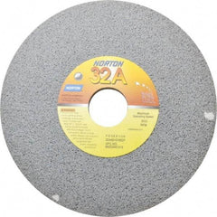 Norton - 7" Diam x 1-1/4" Hole x 1/2" Thick, G Hardness, 60 Grit Surface Grinding Wheel - Aluminum Oxide, Type 1, Medium Grade, 3,600 Max RPM, Vitrified Bond, No Recess - USA Tool & Supply