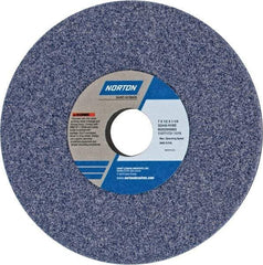 Norton - 7" Diam x 1-1/4" Hole x 1/2" Thick, H Hardness, 46 Grit Surface Grinding Wheel - Aluminum Oxide, Type 1, Coarse Grade, 3,600 Max RPM, Vitrified Bond, No Recess - USA Tool & Supply