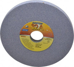 Norton - 7" Diam x 1-1/4" Hole x 1/2" Thick, J Hardness, 60 Grit Surface Grinding Wheel - Aluminum Oxide, Type 1, Medium Grade, 3,600 Max RPM, Vitrified Bond, No Recess - USA Tool & Supply