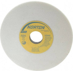 Norton - 7" Diam x 1-1/4" Hole x 1/2" Thick, J Hardness, 60 Grit Surface Grinding Wheel - Aluminum Oxide, Type 1, Medium Grade, 3,600 Max RPM, Vitrified Bond, No Recess - USA Tool & Supply