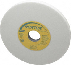 Norton - 7" Diam x 1-1/4" Hole x 1/2" Thick, K Hardness, 60 Grit Surface Grinding Wheel - Aluminum Oxide, Type 1, Medium Grade, 3,600 Max RPM, Vitrified Bond, No Recess - USA Tool & Supply