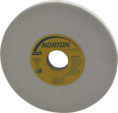 Norton - 7" Diam x 1-1/4" Hole x 1/2" Thick, J Hardness, 80 Grit Surface Grinding Wheel - Aluminum Oxide, Type 1, Medium Grade, 3,600 Max RPM, Vitrified Bond, No Recess - USA Tool & Supply