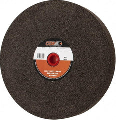 Camel Grinding Wheels - 36 Grit Aluminum Oxide Bench & Pedestal Grinding Wheel - 14" Diam x 1-1/2" Hole x 2" Thick, 1773 Max RPM, O Hardness, Very Coarse Grade , Vitrified Bond - USA Tool & Supply