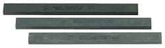 Made in USA - 600 Grit Aluminum Oxide Rectangular Polishing Stone - Super Fine Grade, 1/4" Wide x 6" Long x 1/8" Thick - USA Tool & Supply