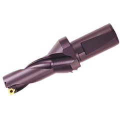 Iscar - 81mm Max Drill Depth, 2.25xD, 36mm Diam, Indexable Insert Drill - 2 Inserts, 32mm Shank Diam, Whistle Notch Shank - USA Tool & Supply