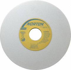 Norton - 7" Diam x 1-1/4" Hole x 1/4" Thick, K Hardness, 60 Grit Surface Grinding Wheel - Aluminum Oxide, Type 1, Medium Grade, 3,600 Max RPM, Vitrified Bond, No Recess - USA Tool & Supply