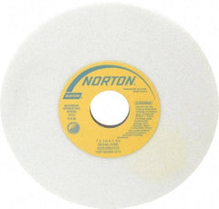 Norton - 7" Diam x 1-1/4" Hole x 1/4" Thick, J Hardness, 46 Grit Surface Grinding Wheel - Aluminum Oxide, Type 1, Coarse Grade, 3,600 Max RPM, Vitrified Bond, No Recess - USA Tool & Supply