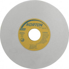 Norton - 7" Diam x 1-1/4" Hole x 1/4" Thick, H Hardness, 80 Grit Surface Grinding Wheel - Aluminum Oxide, Type 1, Medium Grade, 3,600 Max RPM, Vitrified Bond, No Recess - USA Tool & Supply