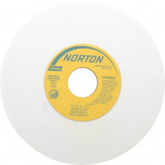 Norton - 7" Diam x 1-1/4" Hole x 1/4" Thick, K Hardness, 80 Grit Surface Grinding Wheel - Aluminum Oxide, Type 1, Medium Grade, 3,600 Max RPM, Vitrified Bond, No Recess - USA Tool & Supply