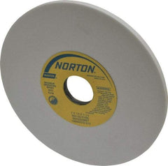 Norton - 7" Diam x 1-1/4" Hole x 1/4" Thick, K Hardness, 100 Grit Surface Grinding Wheel - Aluminum Oxide, Type 1, Fine Grade, 3,600 Max RPM, Vitrified Bond, No Recess - USA Tool & Supply