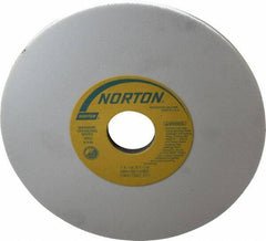 Norton - 7" Diam x 1-1/4" Hole x 1/4" Thick, H Hardness, 100 Grit Surface Grinding Wheel - Aluminum Oxide, Type 1, Fine Grade, 3,600 Max RPM, Vitrified Bond, No Recess - USA Tool & Supply