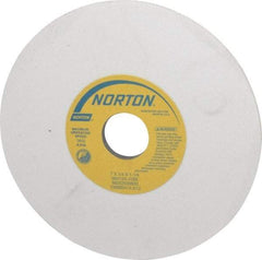 Norton - 7" Diam x 1-1/4" Hole x 1/4" Thick, J Hardness, 120 Grit Surface Grinding Wheel - Aluminum Oxide, Type 1, Fine Grade, 3,600 Max RPM, Vitrified Bond, No Recess - USA Tool & Supply