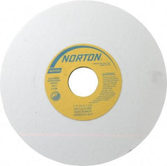 Norton - 7" Diam x 1-1/4" Hole x 1/4" Thick, K Hardness, 120 Grit Surface Grinding Wheel - Aluminum Oxide, Type 1, Fine Grade, 3,600 Max RPM, Vitrified Bond, No Recess - USA Tool & Supply