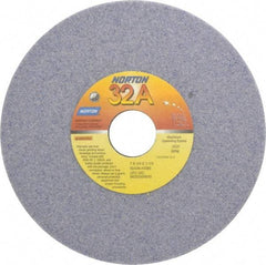 Norton - 7" Diam x 1-1/4" Hole x 1/4" Thick, H Hardness, 46 Grit Surface Grinding Wheel - Aluminum Oxide, Type 1, Coarse Grade, 3,600 Max RPM, Vitrified Bond, No Recess - USA Tool & Supply
