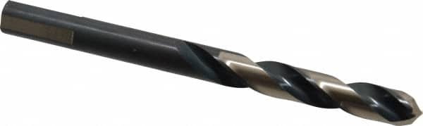 Triumph Twist Drill - 11/32" High Speed Steel, 135° Point, Round with Flats Shank Maintenance Drill Bit - USA Tool & Supply