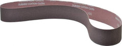 Norton - 2" Wide x 48" OAL, 100 Grit, Aluminum Oxide Abrasive Belt - Aluminum Oxide, Fine, Coated, X Weighted Cloth Backing, Series R228 - USA Tool & Supply