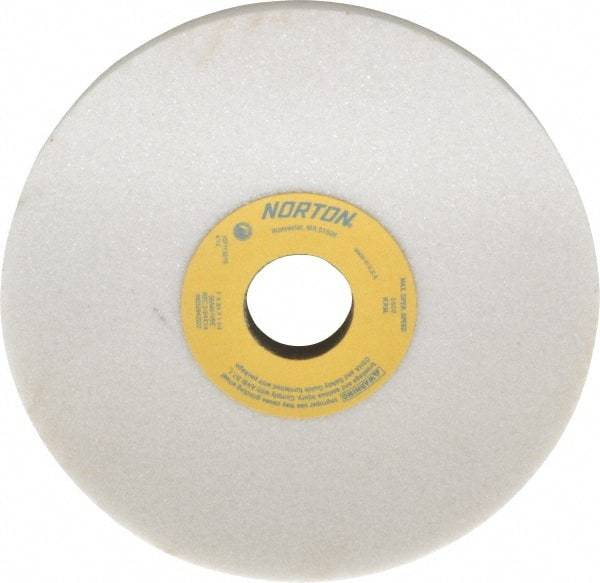 Norton - 7" Diam x 1-1/4" Hole x 3/4" Thick, I Hardness, 46 Grit Surface Grinding Wheel - Aluminum Oxide, Type 5, Coarse Grade, 3,600 Max RPM, Vitrified Bond, One-Side Recess - USA Tool & Supply