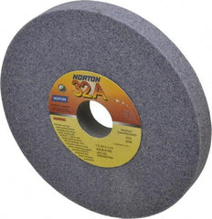 Norton - 7" Diam x 1-1/4" Hole x 3/4" Thick, K Hardness, 46 Grit Surface Grinding Wheel - Aluminum Oxide, Type 1, Coarse Grade, 3,600 Max RPM, Vitrified Bond, No Recess - USA Tool & Supply