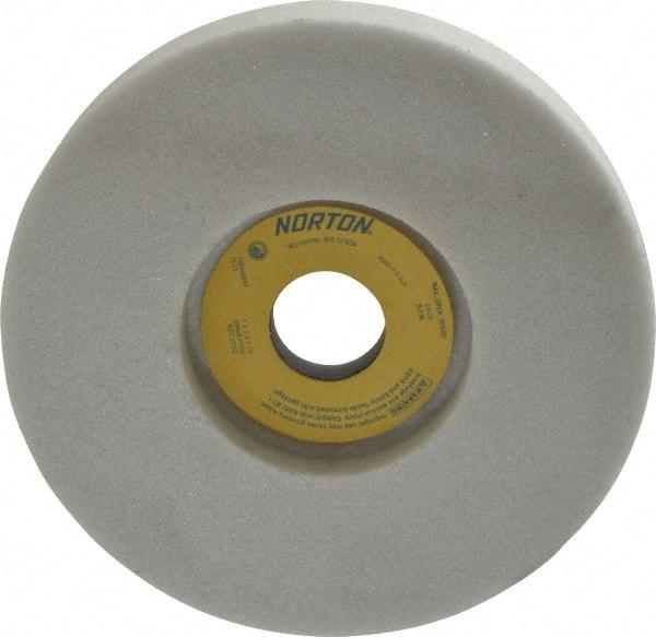 Norton - 7" Diam x 1-1/4" Hole x 1" Thick, H Hardness, 46 Grit Surface Grinding Wheel - Aluminum Oxide, Type 5, Coarse Grade, 3,600 Max RPM, Vitrified Bond, One-Side Recess - USA Tool & Supply