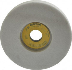 Norton - 7" Diam x 1-1/4" Hole x 1" Thick, H Hardness, 46 Grit Surface Grinding Wheel - Aluminum Oxide, Type 5, Coarse Grade, 3,600 Max RPM, Vitrified Bond, One-Side Recess - USA Tool & Supply