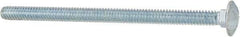 Value Collection - 1/4-20 UNC 4" Length Under Head, Standard Square Neck, Carriage Bolt - Grade 5 Steel, Zinc-Plated Finish - USA Tool & Supply