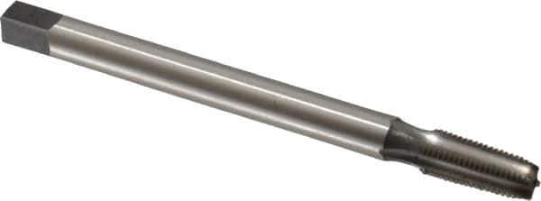 Reiff & Nestor - 1/16-27 NPT, 4 Flute, Bright Finish, High Speed Steel, Extension Pipe Tap - 4" OAL, 5/16" Shank Diam, 0.234" Square Size, 3/8" Square Length, Series 126G - Exact Industrial Supply
