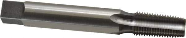 Reiff & Nestor - 1/4-18 NPT, 4 Flute, Bright Finish, High Speed Steel, Extension Pipe Tap - 4" OAL, 9/16" Shank Diam, 0.421" Square Size, 7/16" Square Length, Series 126G - USA Tool & Supply