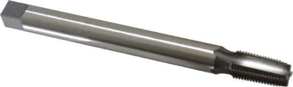 Reiff & Nestor - 1/4-18 NPT, 4 Flute, Bright Finish, High Speed Steel, Extension Pipe Tap - 6" OAL, 9/16" Shank Diam, 0.421" Square Size, 7/16" Square Length, Series 126G - USA Tool & Supply