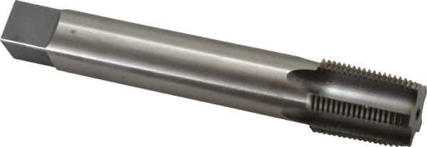 Reiff & Nestor - 3/4-14 NPT, 5 Flute, Bright Finish, High Speed Steel, Extension Pipe Tap - 6" OAL, 29/32" Shank Diam, 0.679" Square Size, 11/16" Square Length, Series 126G - USA Tool & Supply