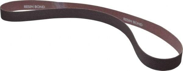 Norton - 1" Wide x 42" OAL, 60 Grit, Aluminum Oxide Abrasive Belt - Aluminum Oxide, Medium, Coated, X Weighted Cloth Backing, Series R228 - USA Tool & Supply