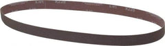 Norton - 1" Wide x 42" OAL, 240 Grit, Aluminum Oxide Abrasive Belt - Aluminum Oxide, Very Fine, Coated, X Weighted Cloth Backing, Series R228 - USA Tool & Supply