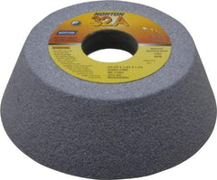 Norton - 6" Diam, 1-1/4" Hole Size, 2" Overall Thickness, 46 Grit, Type 11 Tool & Cutter Grinding Wheel - Coarse Grade, Aluminum Oxide, J Hardness, Vitrified Bond, 3,820 RPM - USA Tool & Supply