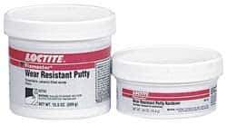 Loctite - 1 Lb Kit Gray Epoxy Resin Putty - -20 to 225°F Operating Temp, 6 hr Full Cure Time, Series 135 - USA Tool & Supply