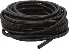 Hubbell Wiring Device-Kellems - 1/2" Trade Size, 100' Long, Flexible Liquidtight Conduit - PVC, 16.1mm ID, Black - USA Tool & Supply