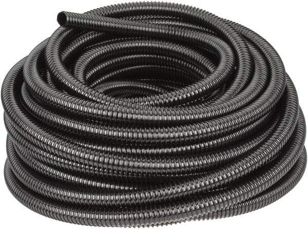 Hubbell Wiring Device-Kellems - 3/4" Trade Size, 100' Long, Flexible Liquidtight Conduit - PVC, 21.1mm ID, Black - USA Tool & Supply