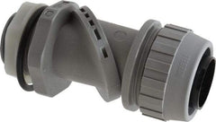 Hubbell Wiring Device-Kellems - 1" Trade, Nylon Push In Flexible Liquidtight Conduit Connector - Noninsulated - USA Tool & Supply