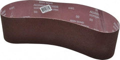 Norton - 4" Wide x 36" OAL, 50 Grit, Aluminum Oxide Abrasive Belt - Aluminum Oxide, Coarse, Coated, X Weighted Cloth Backing, Series R228 - USA Tool & Supply